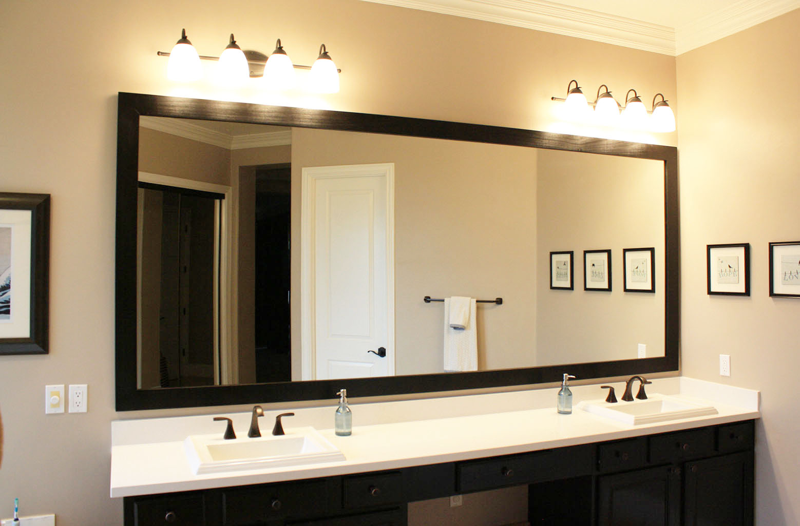 Hang Bathroom Vanity Mirror