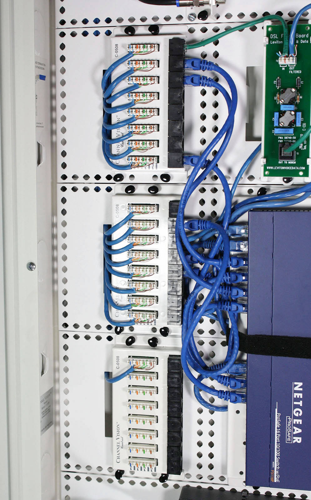 home network patch panel enclosure